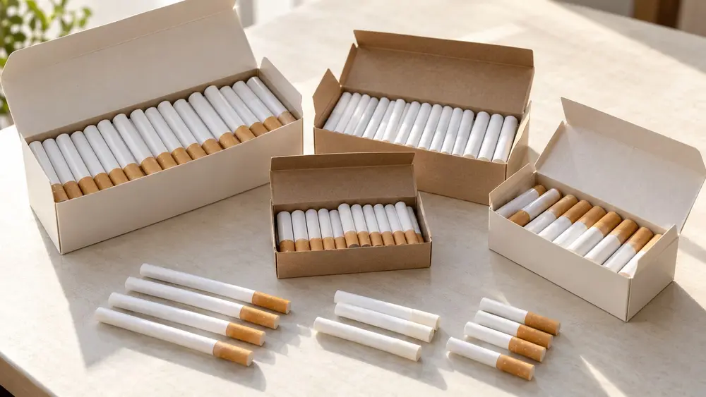 Boîtes de tubes à filtre ouvertes (illustration générée par IA)